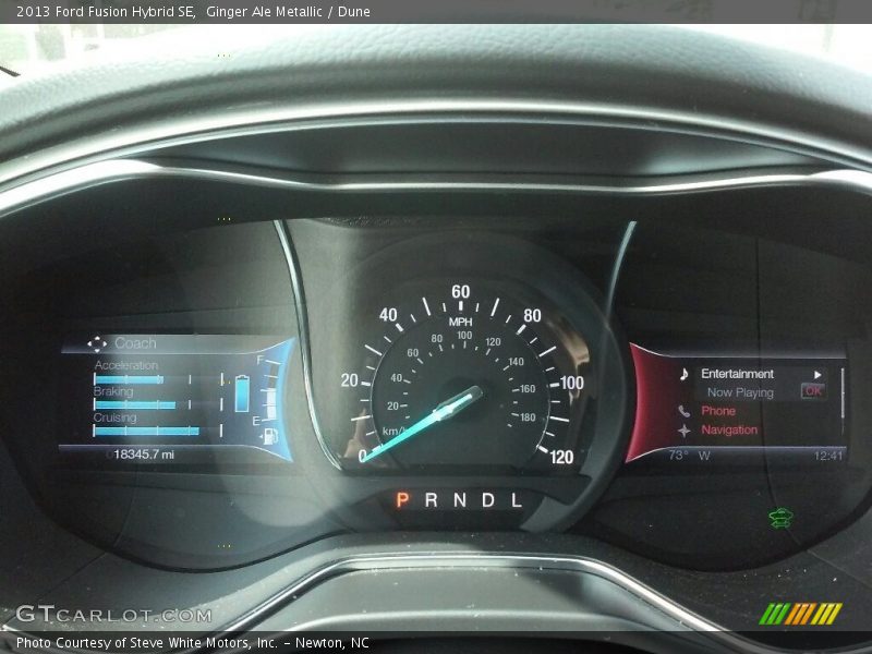 Ginger Ale Metallic / Dune 2013 Ford Fusion Hybrid SE