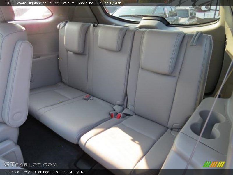 Shoreline Blue Pearl / Ash 2016 Toyota Highlander Limited Platinum