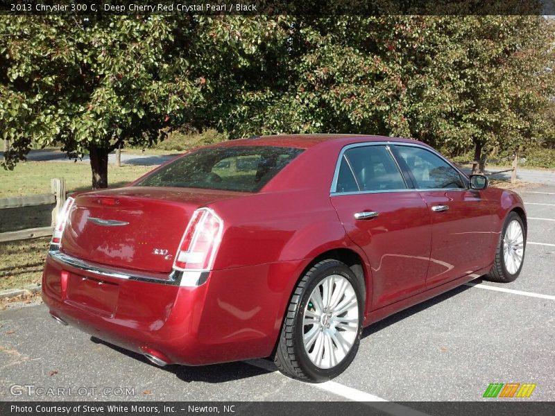 Deep Cherry Red Crystal Pearl / Black 2013 Chrysler 300 C