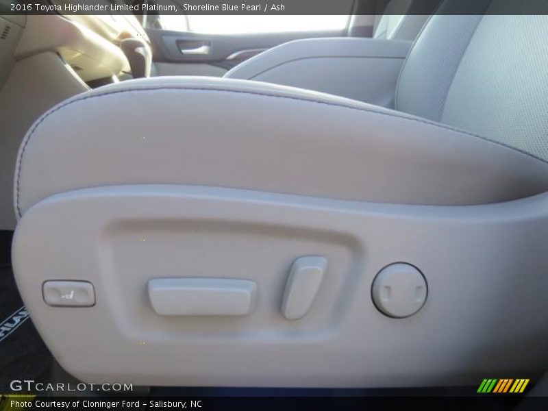 Shoreline Blue Pearl / Ash 2016 Toyota Highlander Limited Platinum