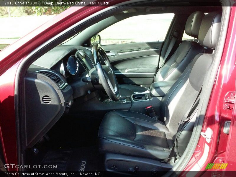 Deep Cherry Red Crystal Pearl / Black 2013 Chrysler 300 C