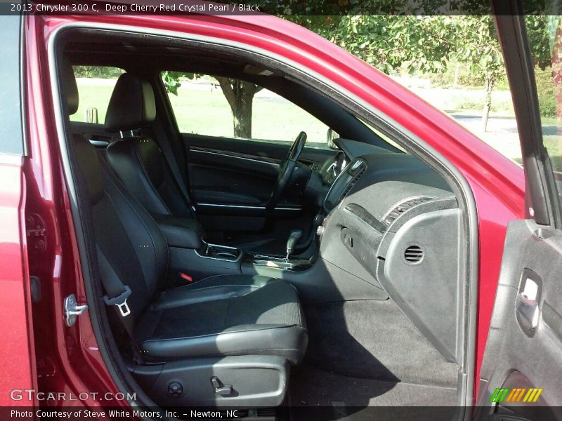 Deep Cherry Red Crystal Pearl / Black 2013 Chrysler 300 C
