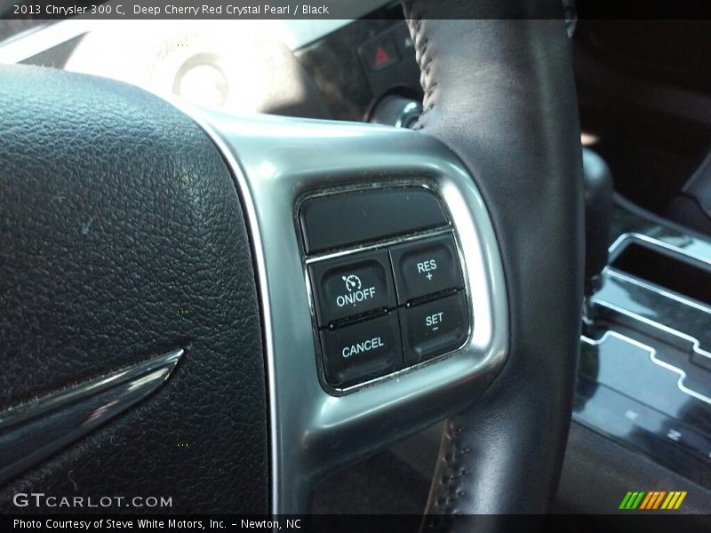 Deep Cherry Red Crystal Pearl / Black 2013 Chrysler 300 C