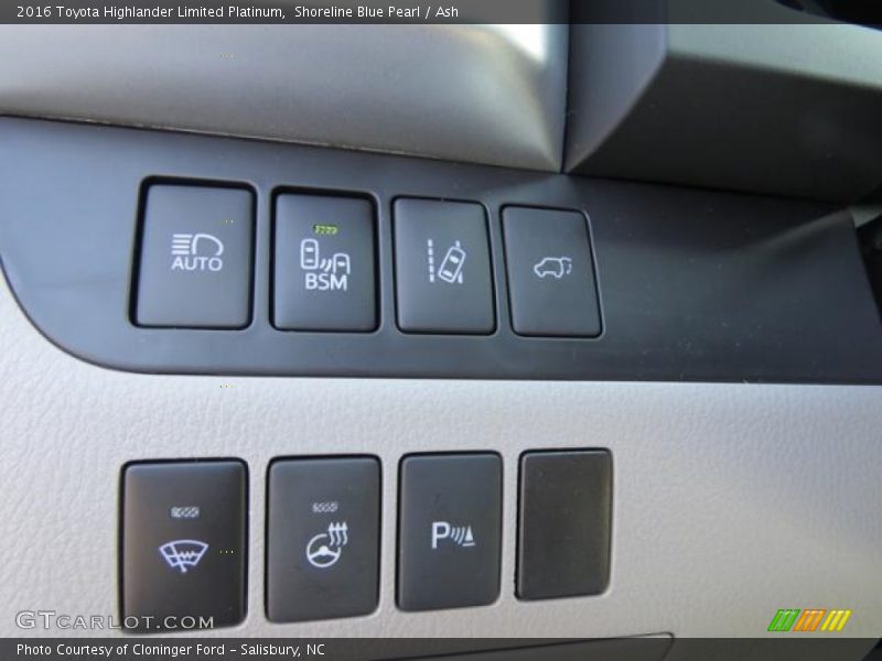 Shoreline Blue Pearl / Ash 2016 Toyota Highlander Limited Platinum