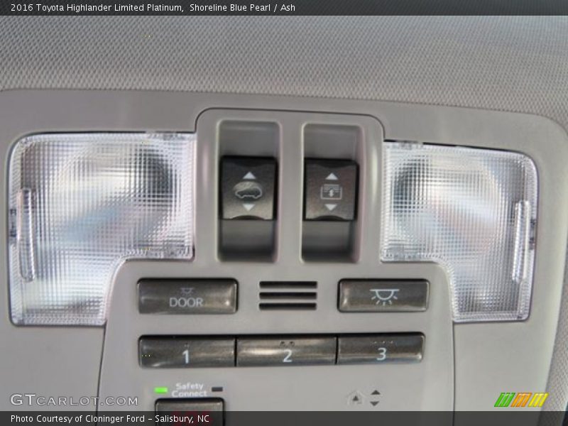 Shoreline Blue Pearl / Ash 2016 Toyota Highlander Limited Platinum
