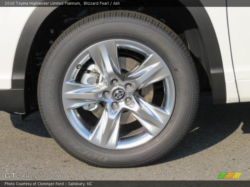 Blizzard Pearl / Ash 2016 Toyota Highlander Limited Platinum