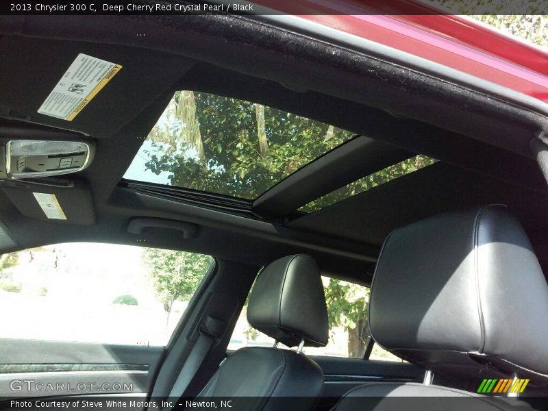 Deep Cherry Red Crystal Pearl / Black 2013 Chrysler 300 C