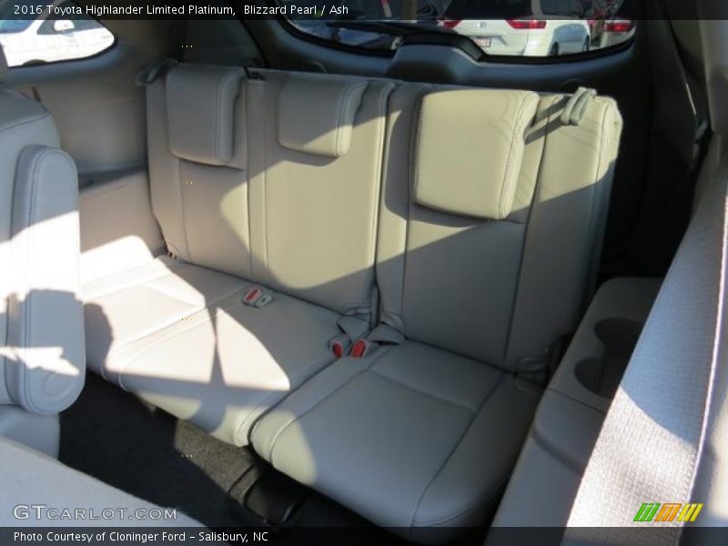 Blizzard Pearl / Ash 2016 Toyota Highlander Limited Platinum