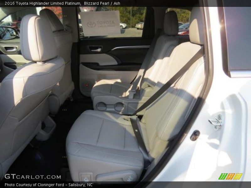 Blizzard Pearl / Ash 2016 Toyota Highlander Limited Platinum