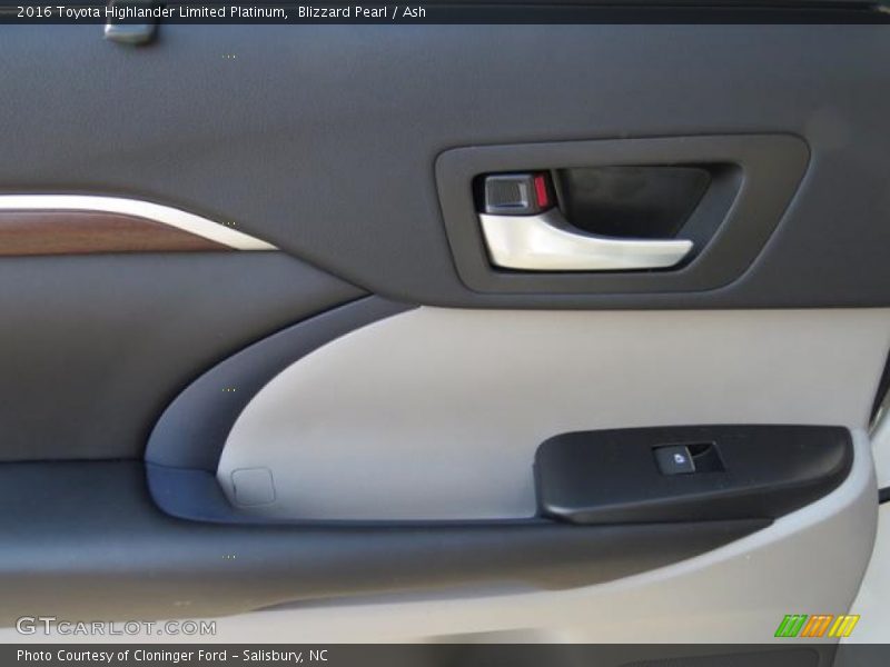 Blizzard Pearl / Ash 2016 Toyota Highlander Limited Platinum