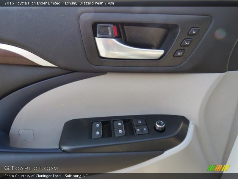 Blizzard Pearl / Ash 2016 Toyota Highlander Limited Platinum