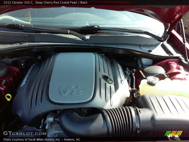 Deep Cherry Red Crystal Pearl / Black 2013 Chrysler 300 C