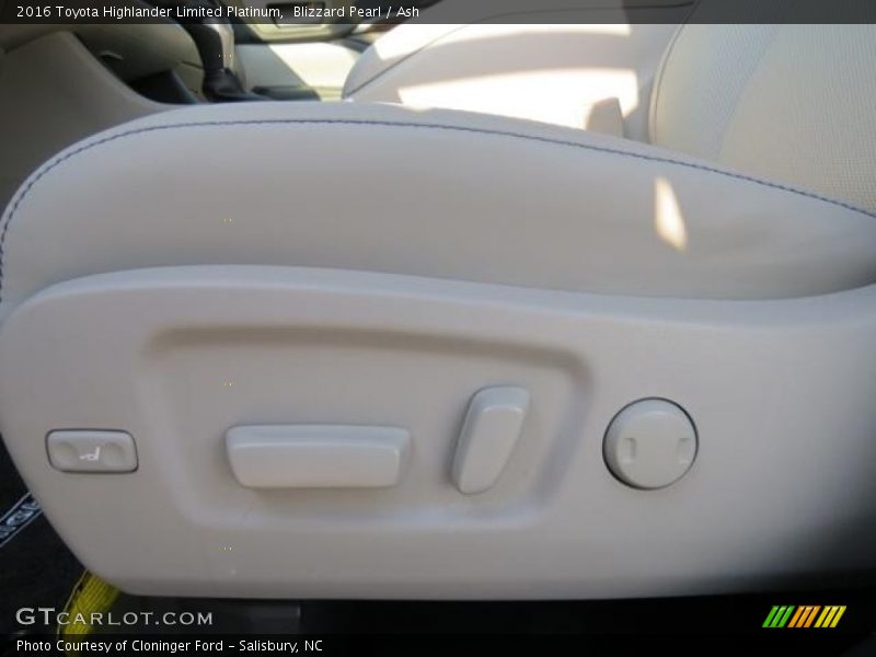 Blizzard Pearl / Ash 2016 Toyota Highlander Limited Platinum