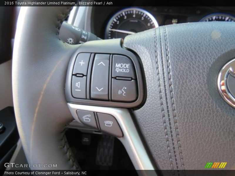 Blizzard Pearl / Ash 2016 Toyota Highlander Limited Platinum