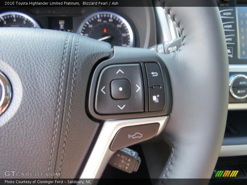Blizzard Pearl / Ash 2016 Toyota Highlander Limited Platinum