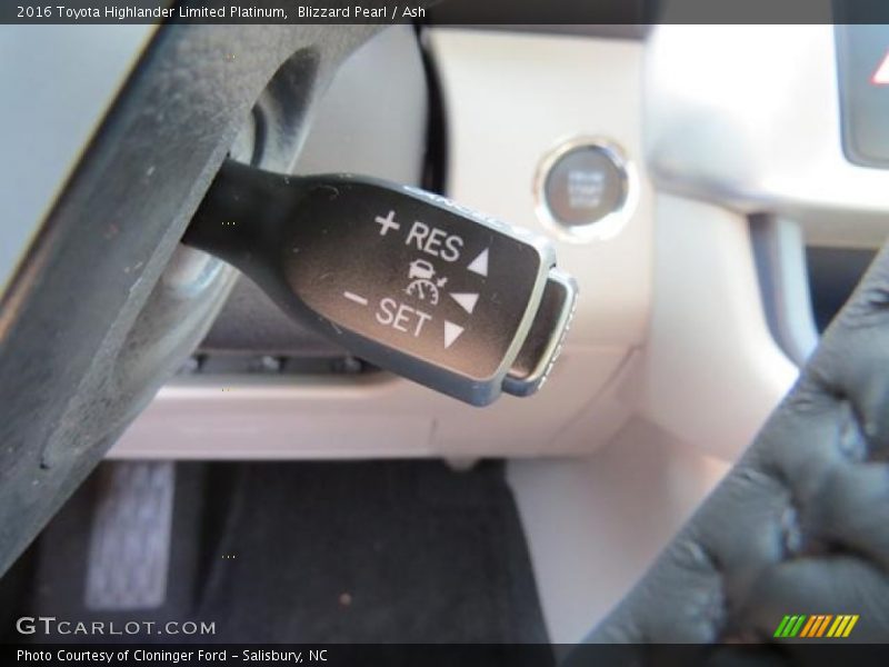 Blizzard Pearl / Ash 2016 Toyota Highlander Limited Platinum