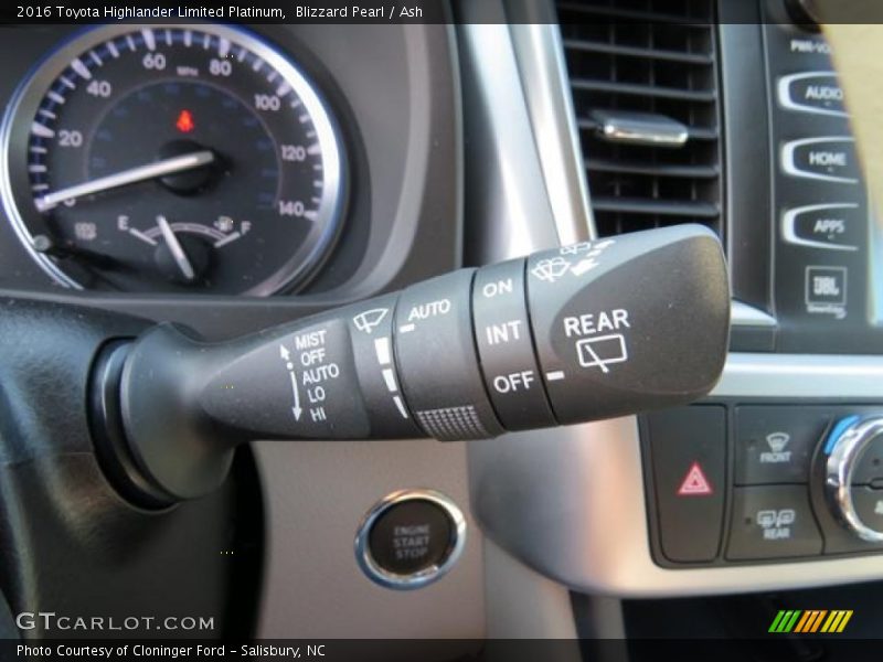Blizzard Pearl / Ash 2016 Toyota Highlander Limited Platinum