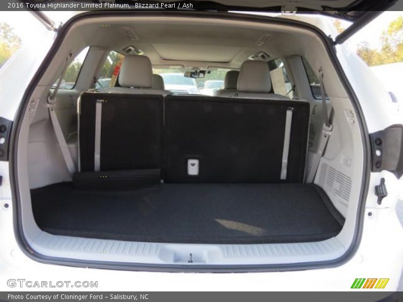 Blizzard Pearl / Ash 2016 Toyota Highlander Limited Platinum