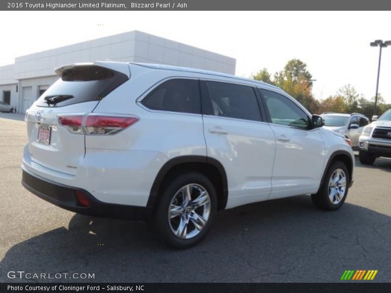 Blizzard Pearl / Ash 2016 Toyota Highlander Limited Platinum