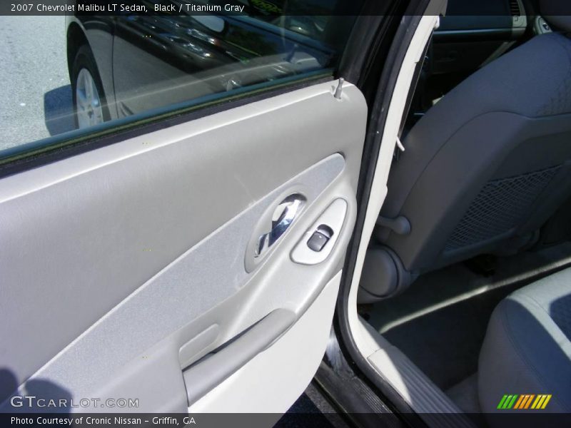 Black / Titanium Gray 2007 Chevrolet Malibu LT Sedan