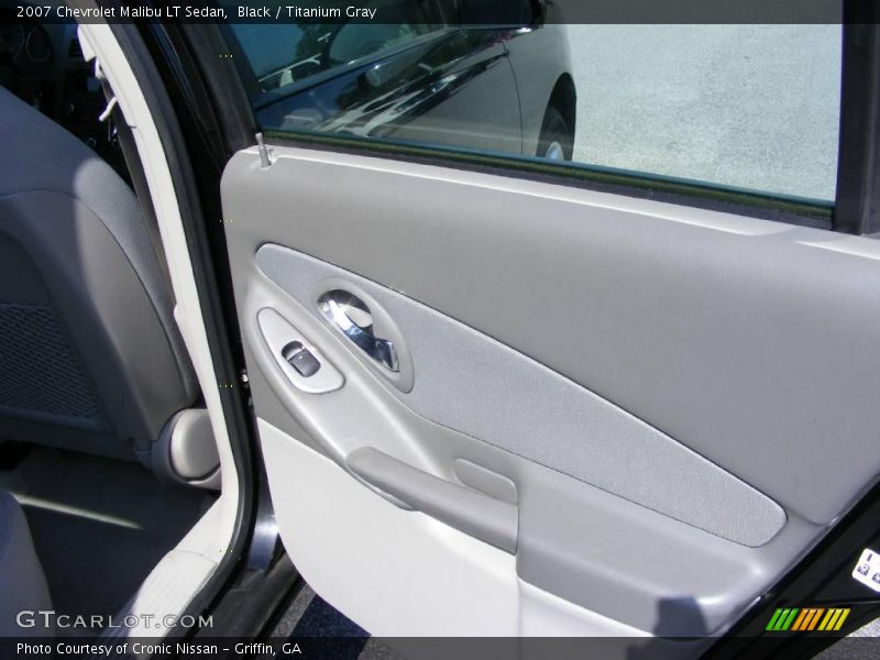 Black / Titanium Gray 2007 Chevrolet Malibu LT Sedan