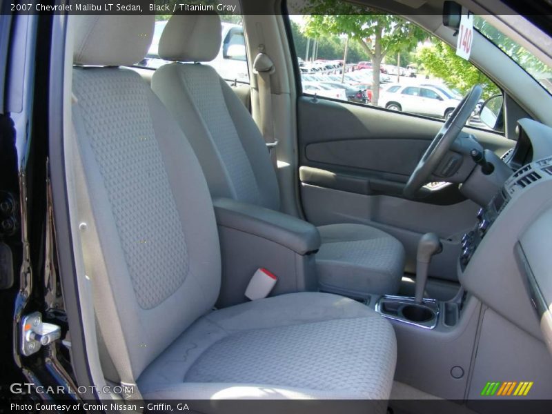 Black / Titanium Gray 2007 Chevrolet Malibu LT Sedan