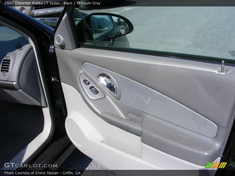Black / Titanium Gray 2007 Chevrolet Malibu LT Sedan