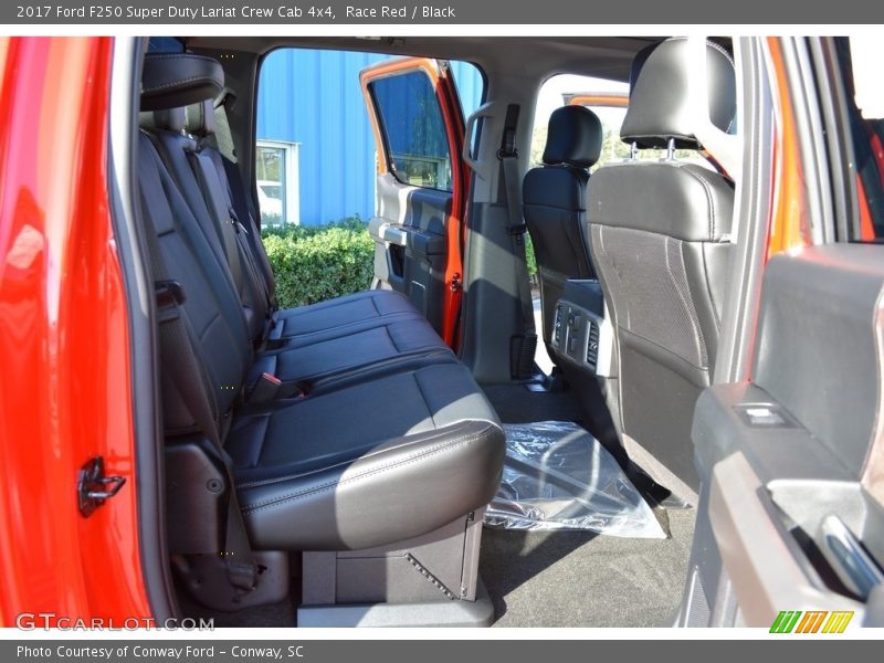 Rear Seat of 2017 F250 Super Duty Lariat Crew Cab 4x4