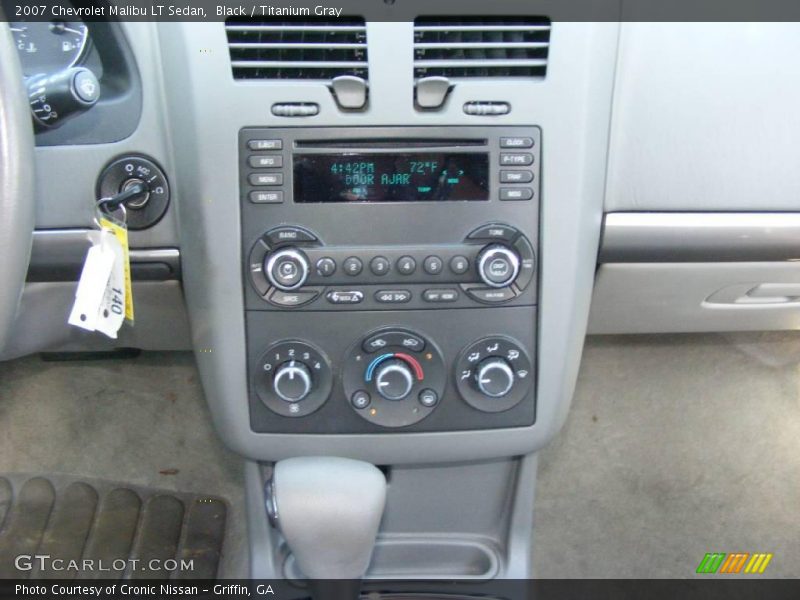 Black / Titanium Gray 2007 Chevrolet Malibu LT Sedan