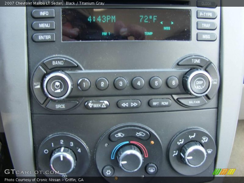 Black / Titanium Gray 2007 Chevrolet Malibu LT Sedan