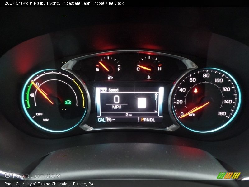  2017 Malibu Hybrid Hybrid Gauges