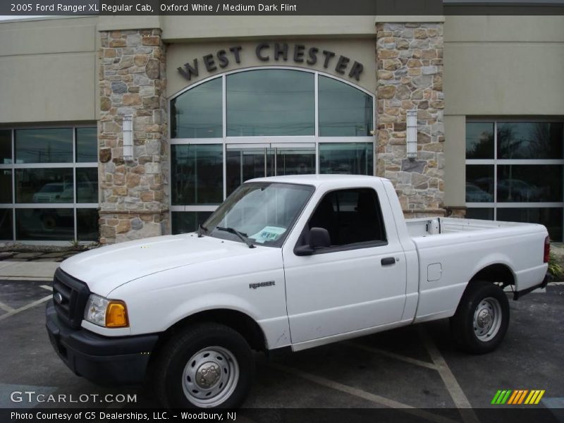 Oxford White / Medium Dark Flint 2005 Ford Ranger XL Regular Cab