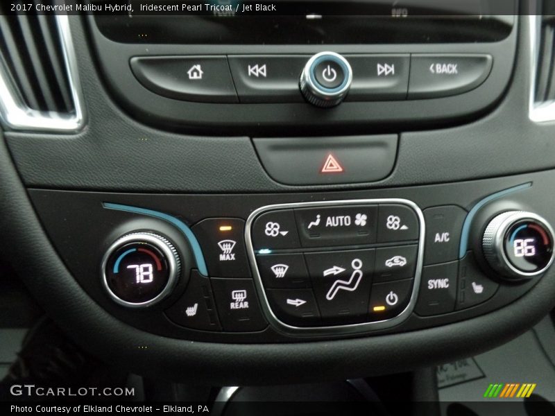 Controls of 2017 Malibu Hybrid