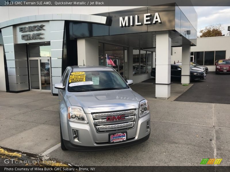 Quicksilver Metallic / Jet Black 2013 GMC Terrain SLE AWD