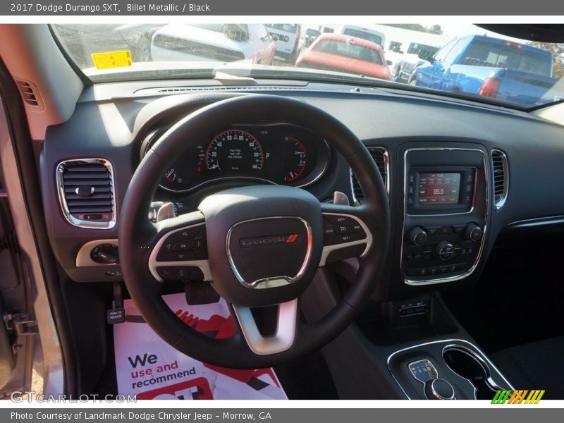 Billet Metallic / Black 2017 Dodge Durango SXT