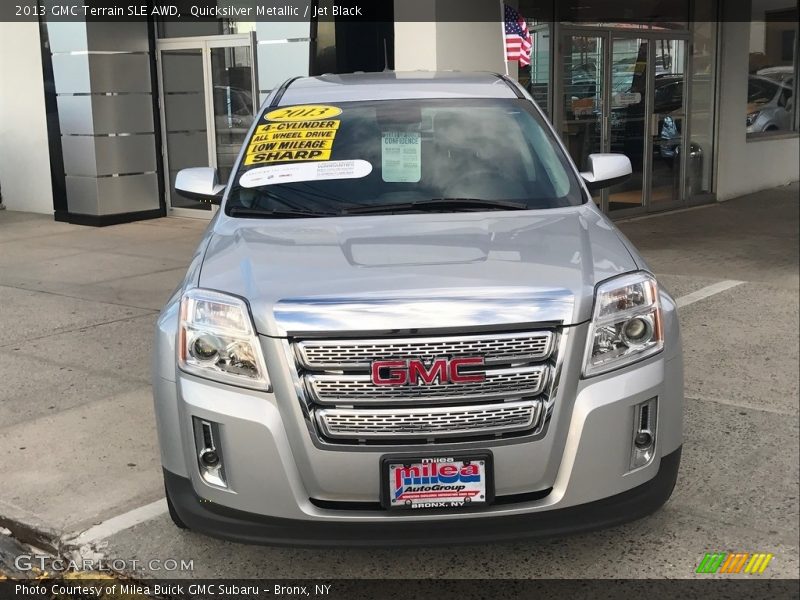 Quicksilver Metallic / Jet Black 2013 GMC Terrain SLE AWD