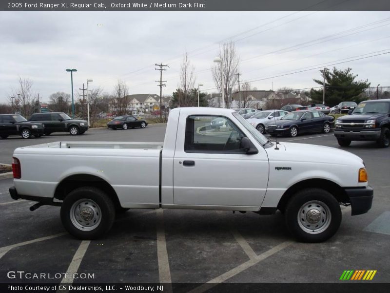 Oxford White / Medium Dark Flint 2005 Ford Ranger XL Regular Cab