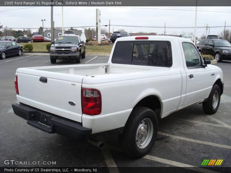 Oxford White / Medium Dark Flint 2005 Ford Ranger XL Regular Cab
