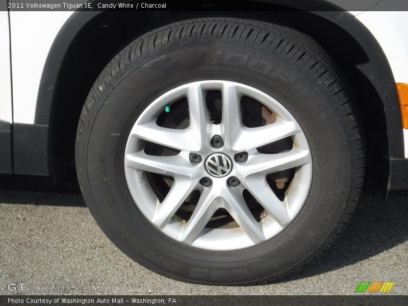 Candy White / Charcoal 2011 Volkswagen Tiguan SE