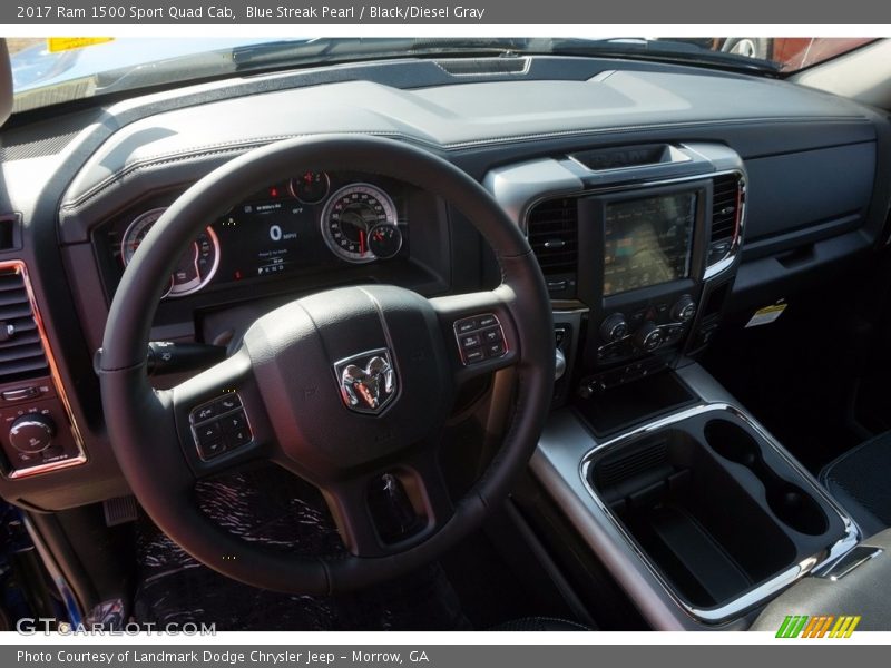 Dashboard of 2017 1500 Sport Quad Cab