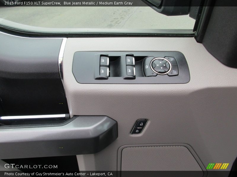 Blue Jeans Metallic / Medium Earth Gray 2015 Ford F150 XLT SuperCrew