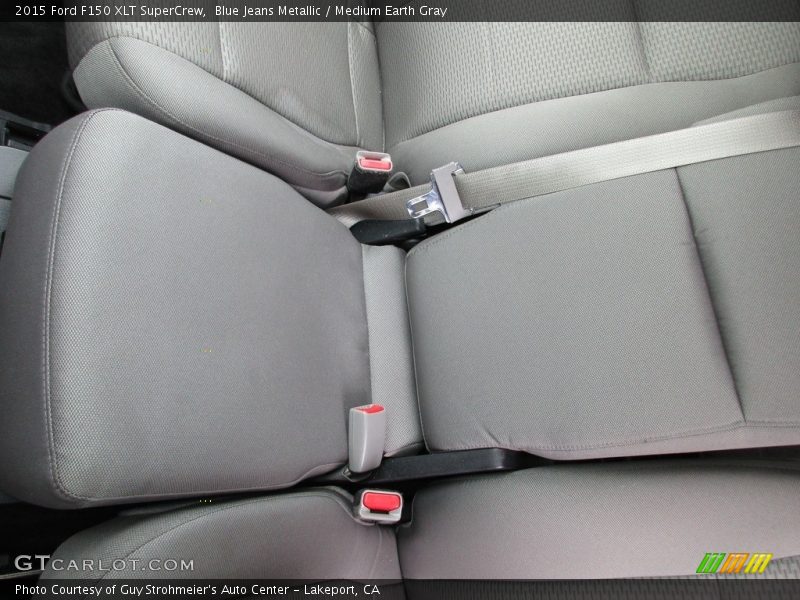 Blue Jeans Metallic / Medium Earth Gray 2015 Ford F150 XLT SuperCrew