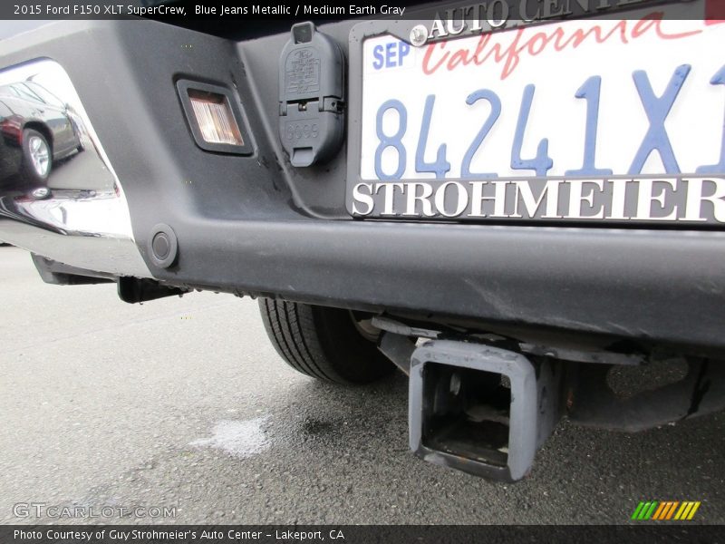 Blue Jeans Metallic / Medium Earth Gray 2015 Ford F150 XLT SuperCrew