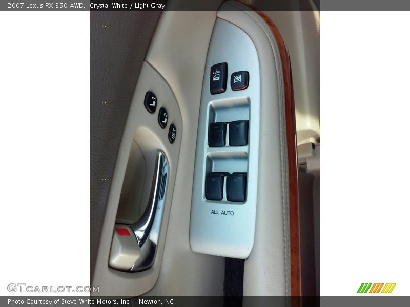 Crystal White / Light Gray 2007 Lexus RX 350 AWD