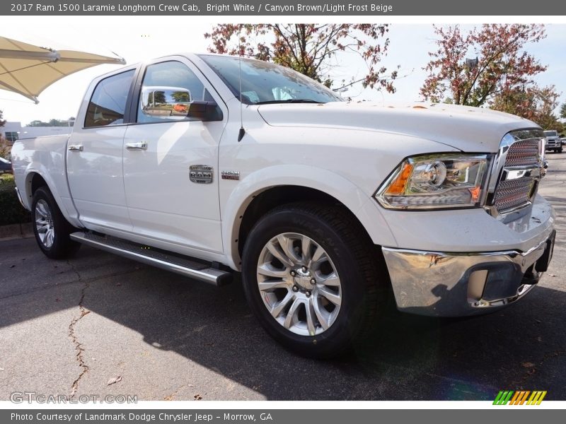 Front 3/4 View of 2017 1500 Laramie Longhorn Crew Cab