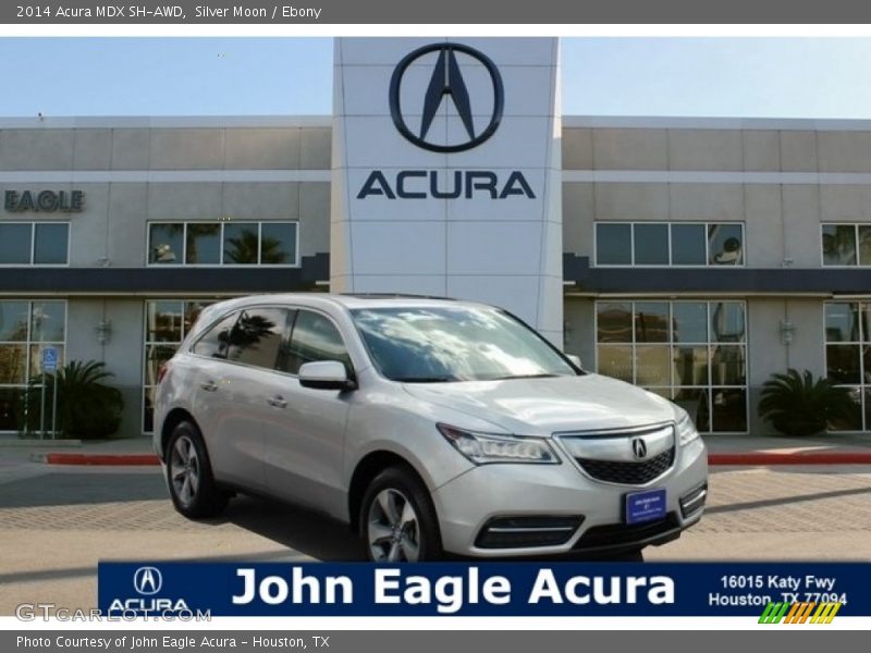 Silver Moon / Ebony 2014 Acura MDX SH-AWD