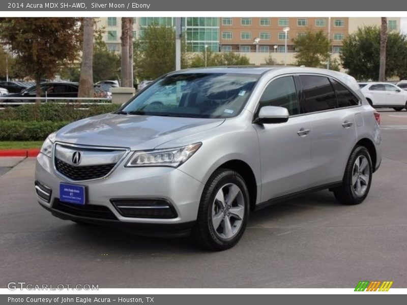 Silver Moon / Ebony 2014 Acura MDX SH-AWD