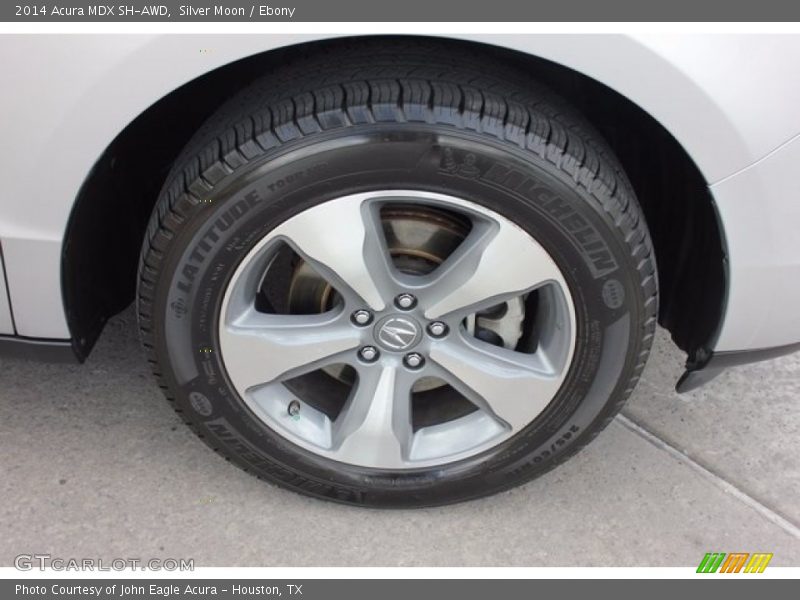 Silver Moon / Ebony 2014 Acura MDX SH-AWD