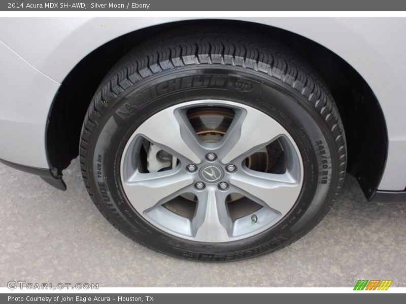 Silver Moon / Ebony 2014 Acura MDX SH-AWD