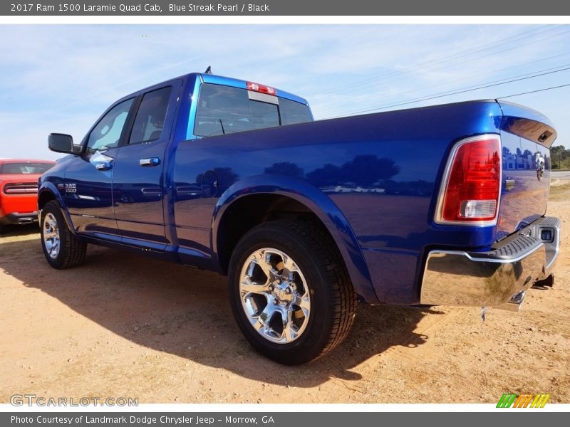  2017 1500 Laramie Quad Cab Blue Streak Pearl